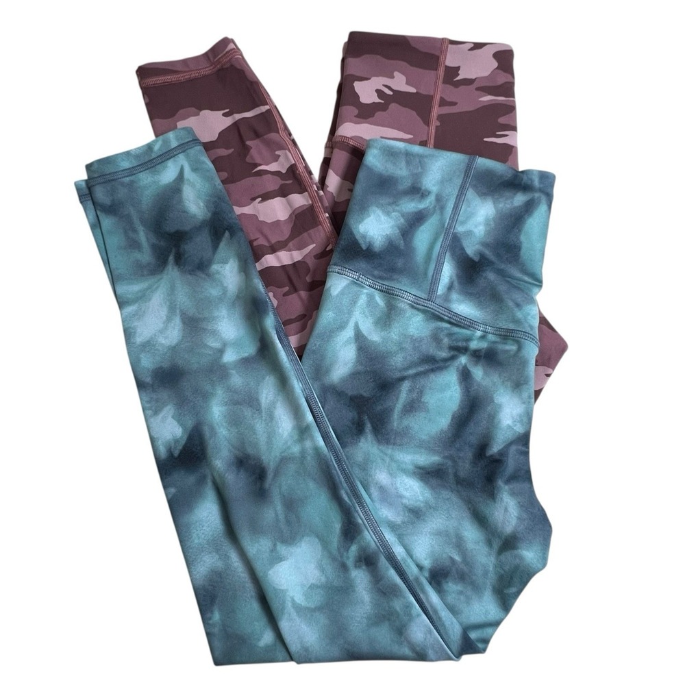 2 Athleta Womens Small Elation 7/8 Tight Activewear Multicolor Athleisure Bundle